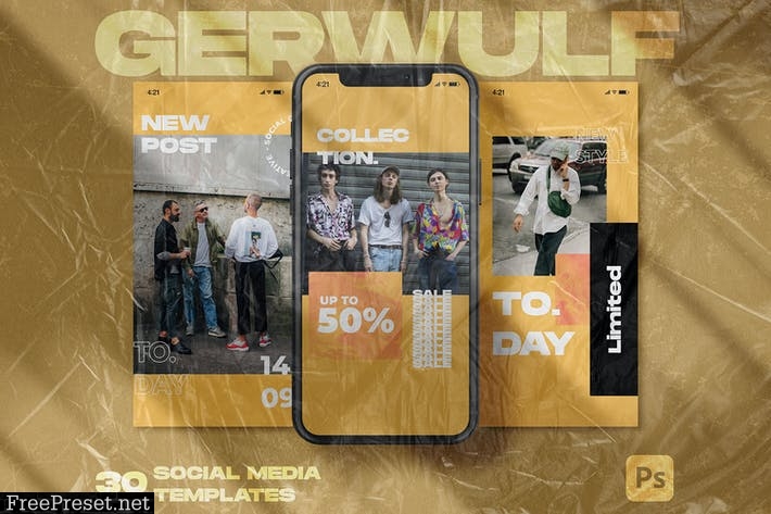 GERWULF Social Media Templates A5JJ9LF