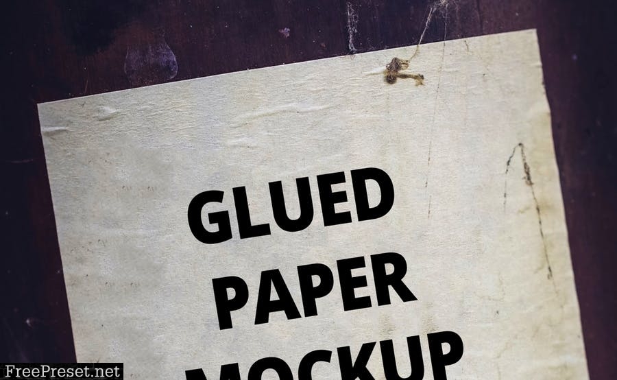 Glued Paper Mockup Vol.04