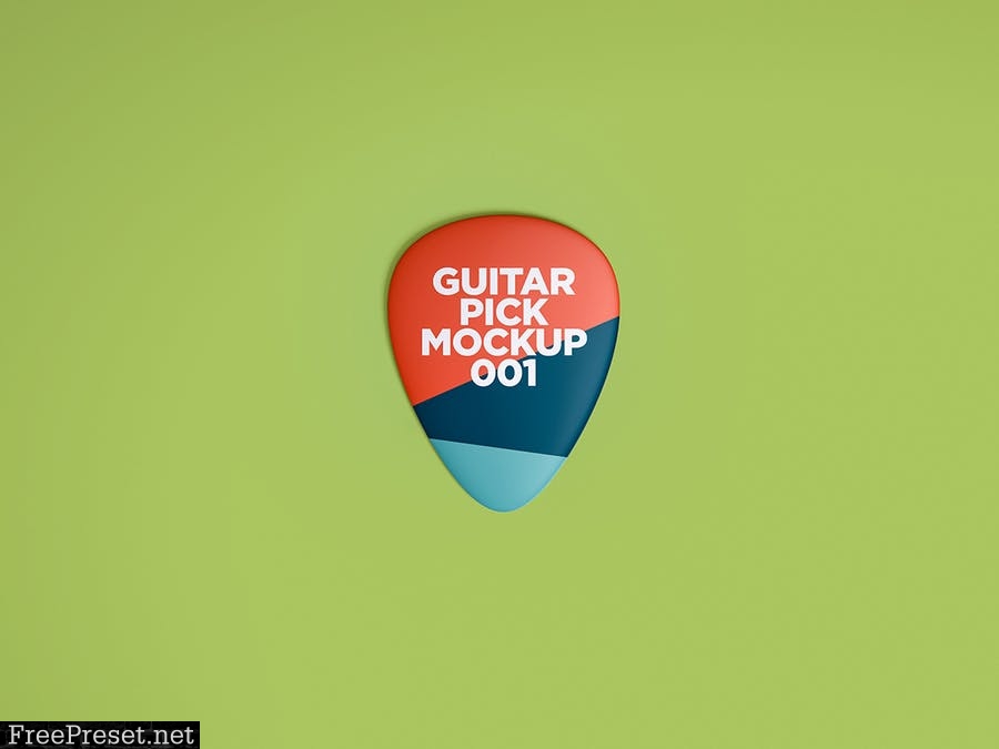 Guitar Pick Mockup 001 4FNBSZN