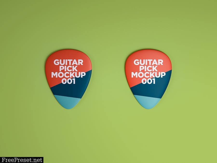 Guitar Pick Mockup 001 4FNBSZN