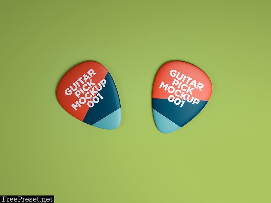 Guitar Pick Mockup 001 4FNBSZN