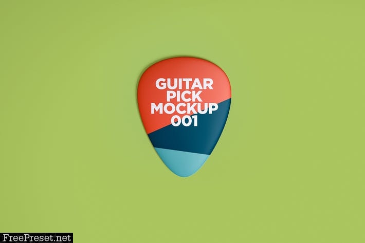 Guitar Pick Mockup 001 4FNBSZN