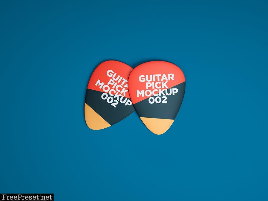 Download Guitar Pick Mockup 002 Ua3ybd9