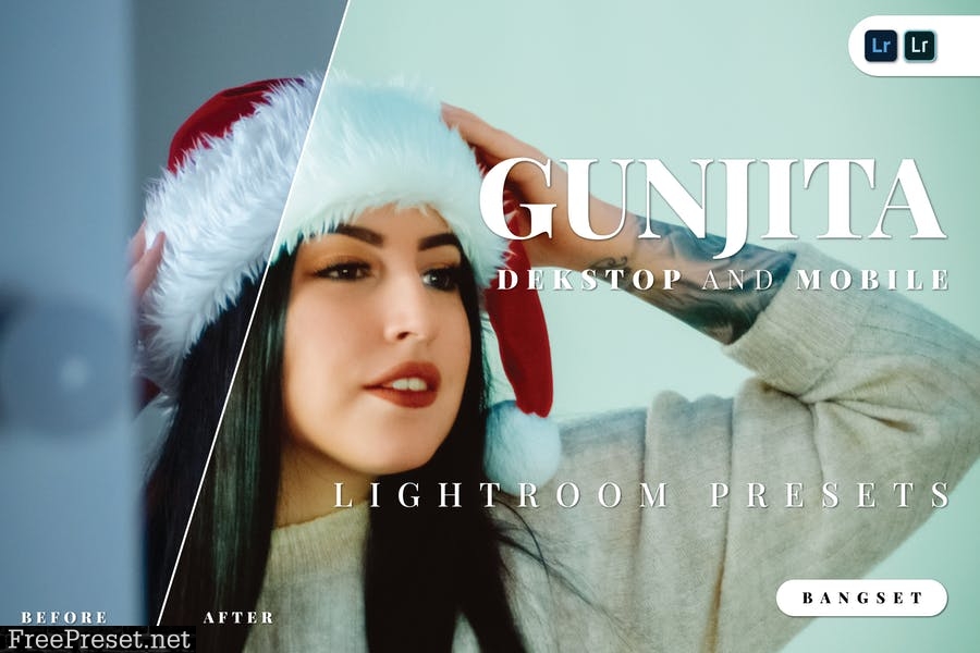 Gunjita Desktop and Mobile Lightroom Preset