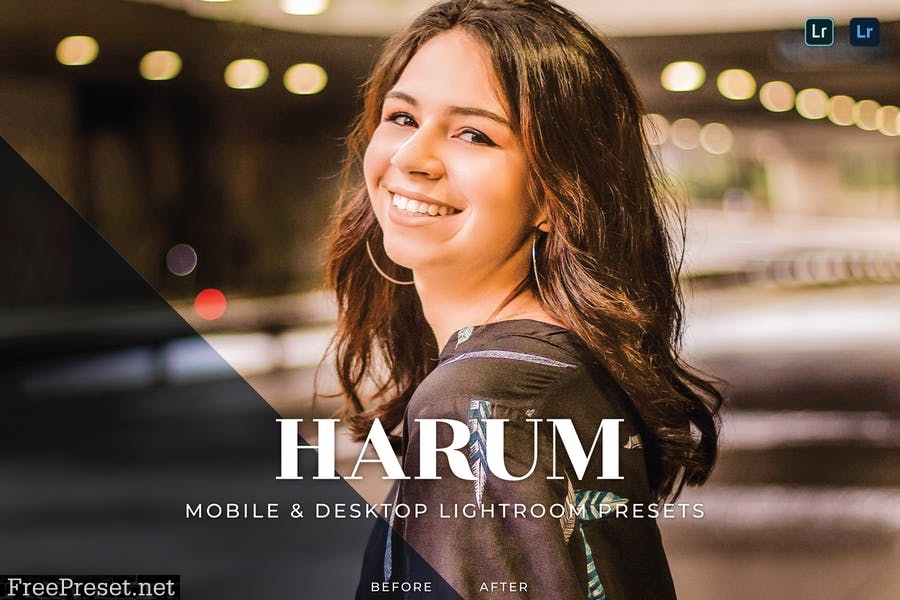 Harum Mobile and Desktop Lightroom Presets