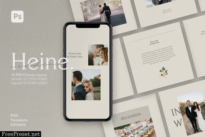 Heine Social Media Templates GX5WFXY