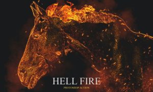 Hell Fire Photoshop Action
