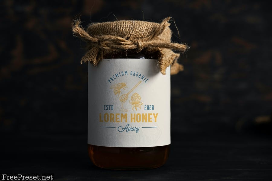 Honey Jar Mockup 9LRL2LS