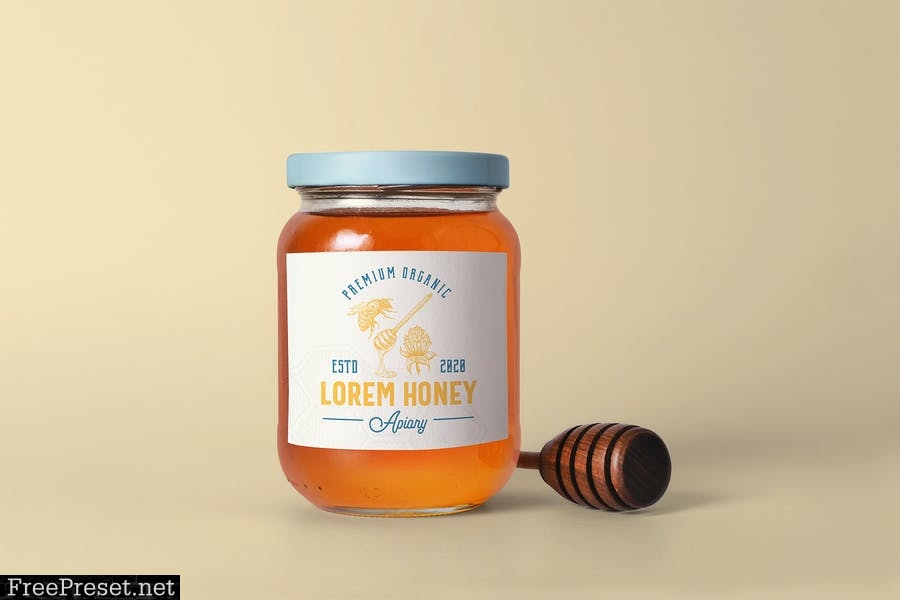 Honey Jar Mockup AX3PUXR