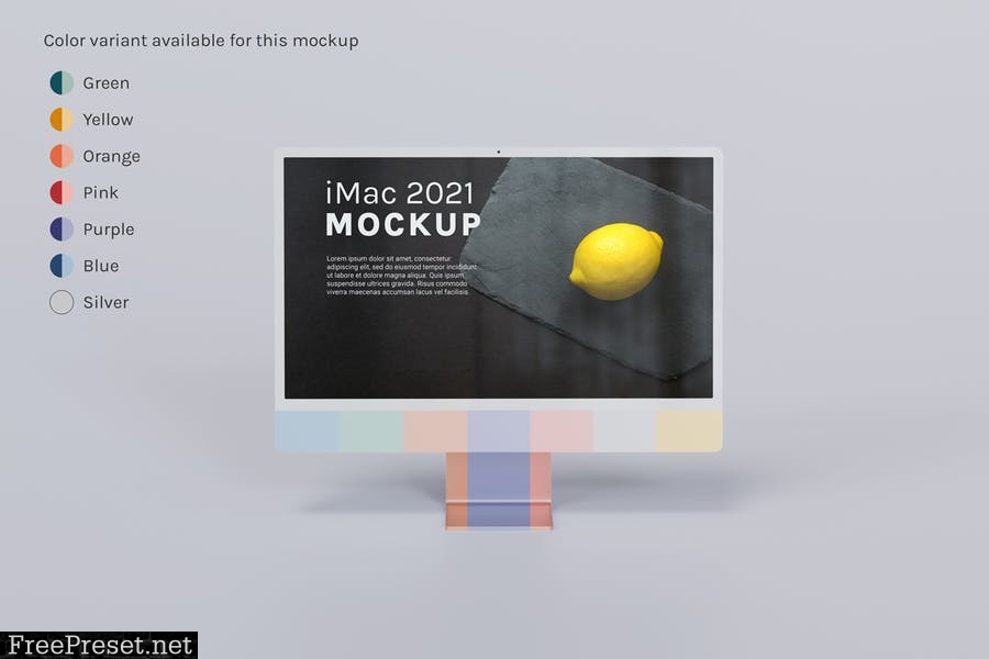 iMac 2021 Mockup CVS8Q7R