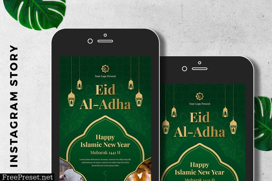 Instagram Story EID al-Adha Mubarak 6LRZ9CS