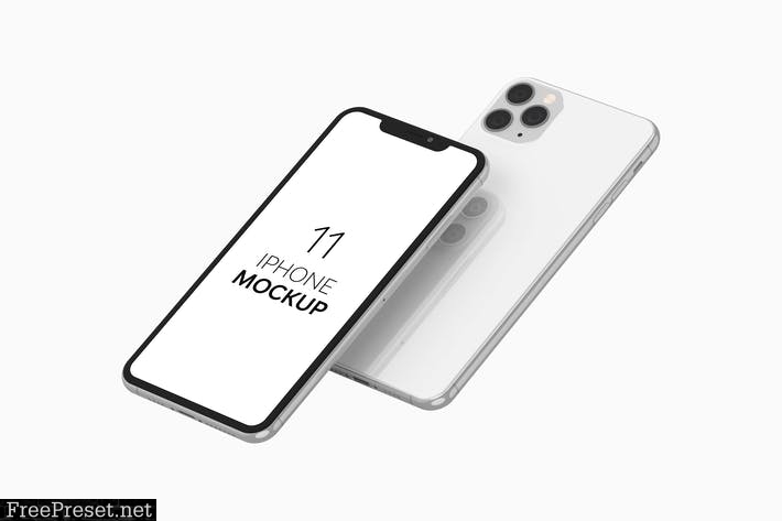 iPhone 11 Mockup 8ZA4FJK