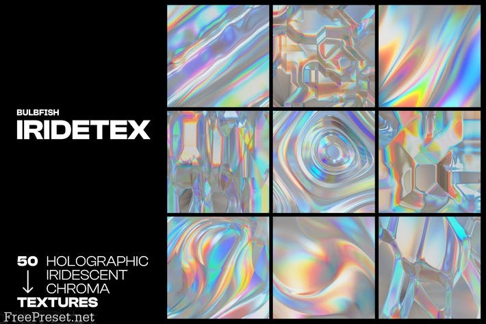 Iridetex - Holographic Iridescent Textures Pack 4Q2S35T