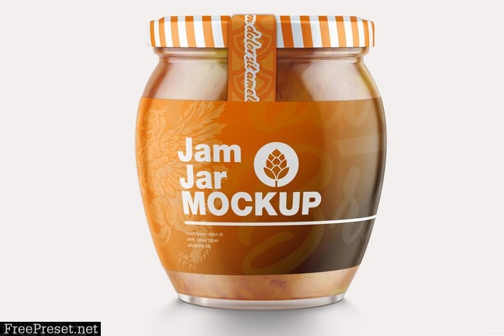 Jam Jar Mockup SVVQW4X