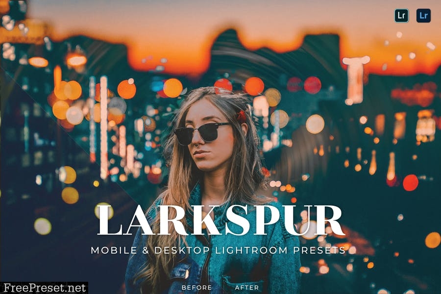 Larkspur Mobile and Desktop Lightroom Presets