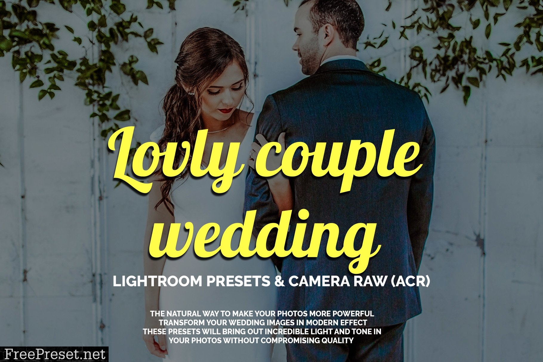 Lovly couple wedding LR&ACR presets 3844809