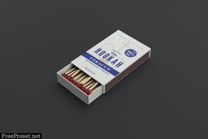 Matches Box Mockup UMLQSZ5