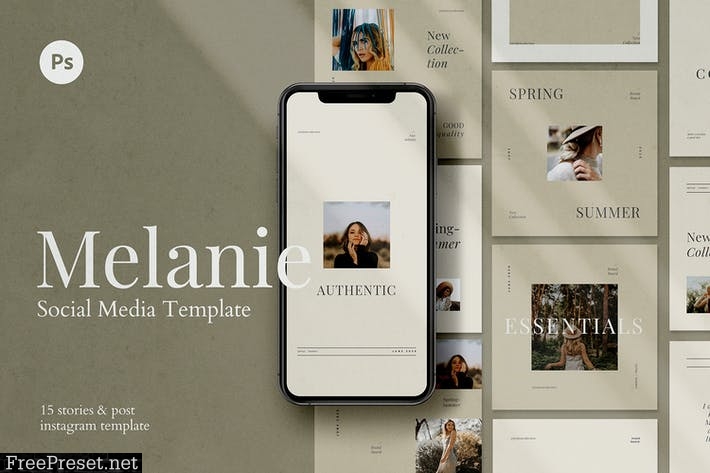 Melanie Social Media Template YKAHF62