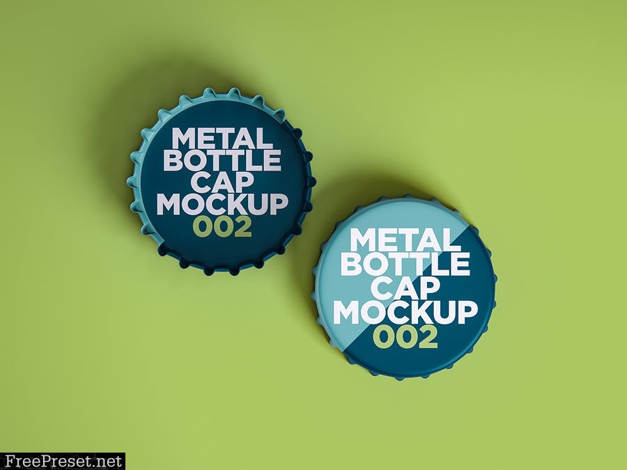 Metal Bottle Cap Mockup 002 XGW2L49