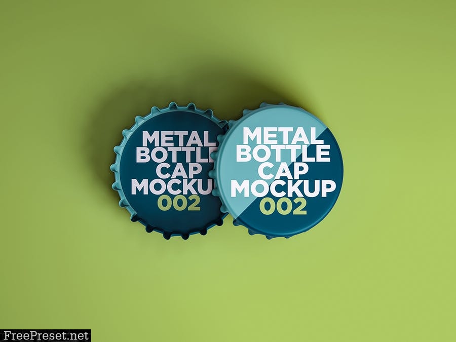 Metal Bottle Cap Mockup 002 XGW2L49