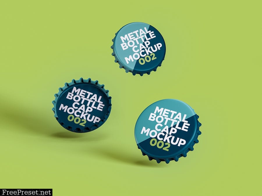 Metal Bottle Cap Mockup 002 XGW2L49