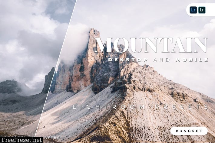 Mountain Desktop and Mobile Lightroom Preset