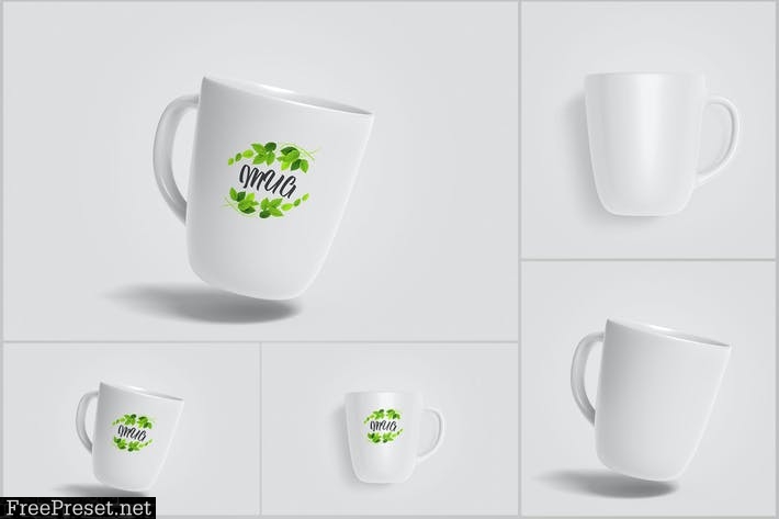 Mug Mockup multiple perspective view ACE2MNM