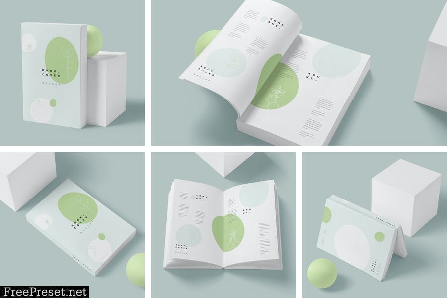 Octavo Softcover Book Mockups 53KAZMU