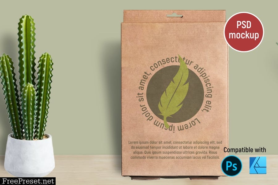 Paper Bag Mockup 5RK6VP3