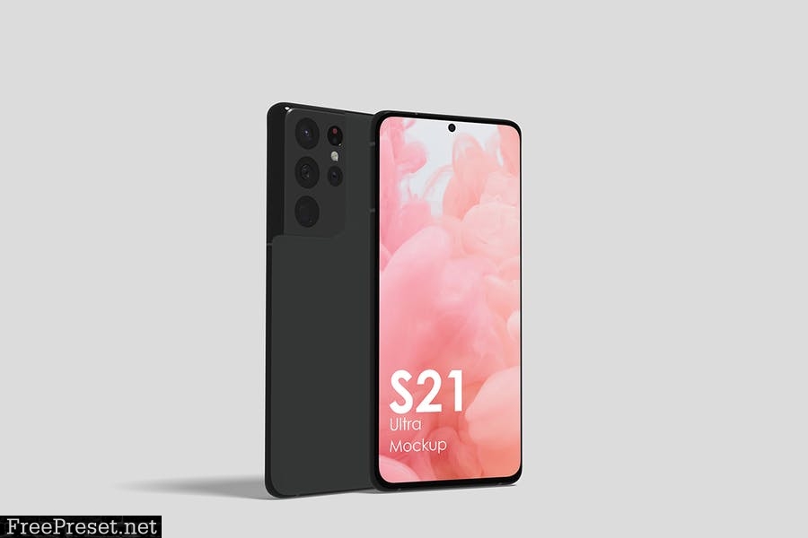 Phone S21 Ultra Mockup W354WJJ