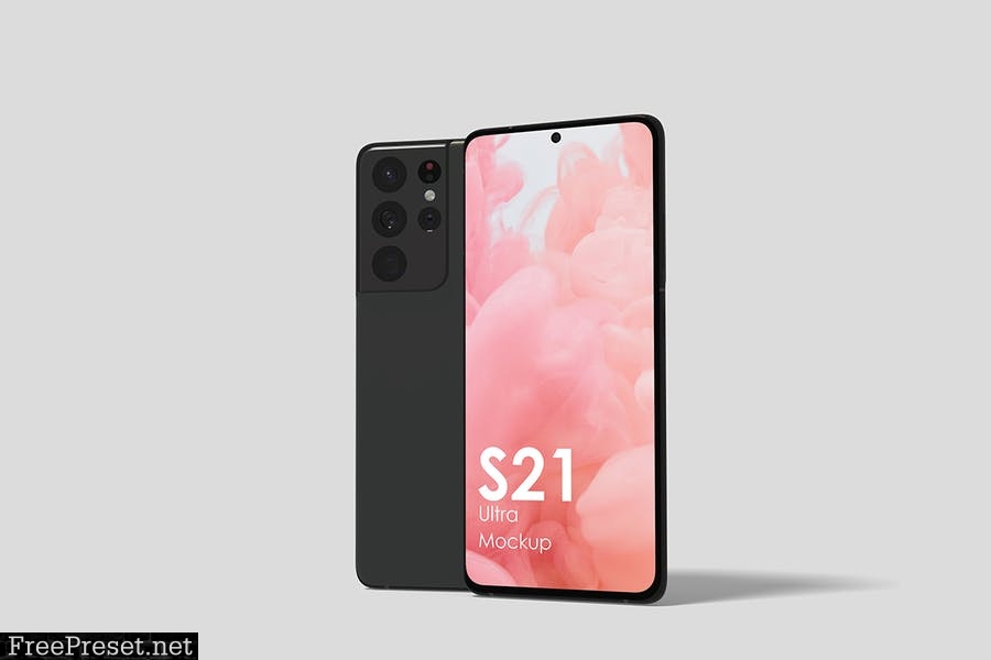 Phone S21 Ultra Mockup W354WJJ