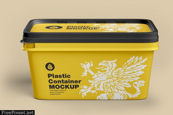 Download Plastic Container Mockup Nyy745l