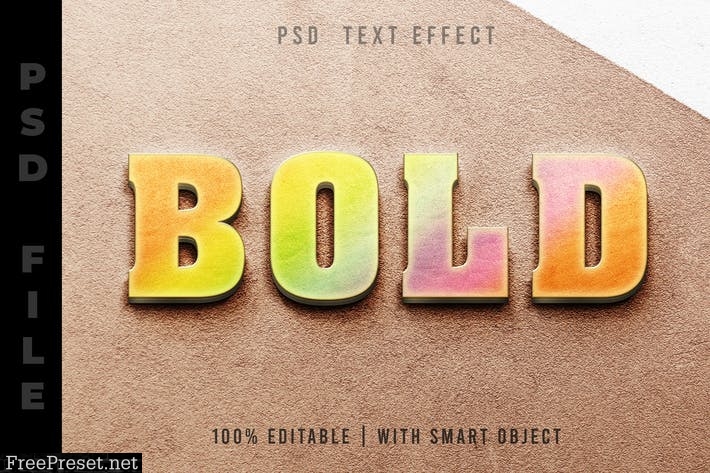 Rainbow 3D - Text Effect