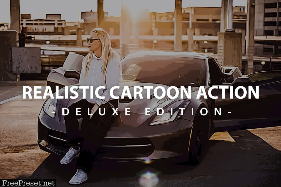 Realistic Cartoon Action Photoshop| Deluxe Edition