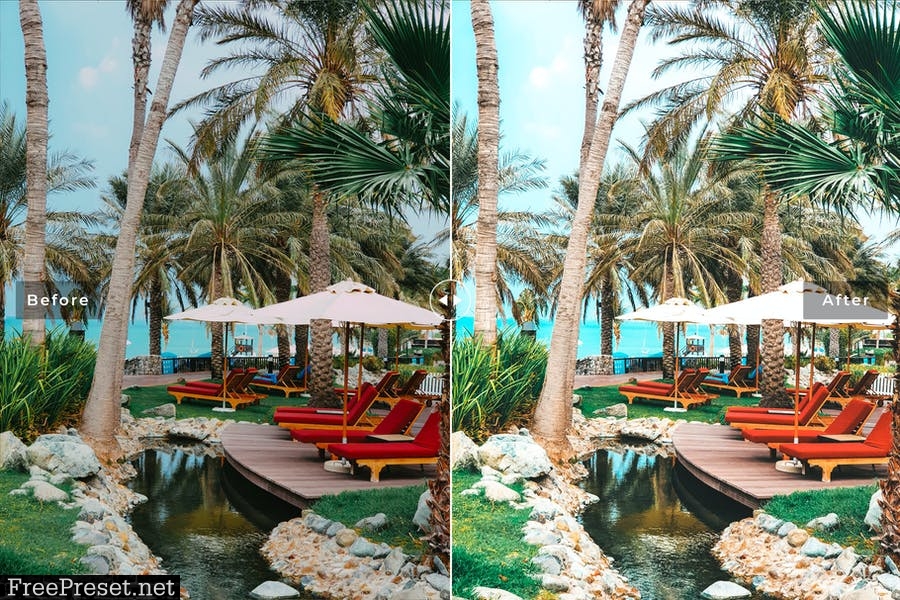 Resort Mobile & Desktop Lightroom Presets