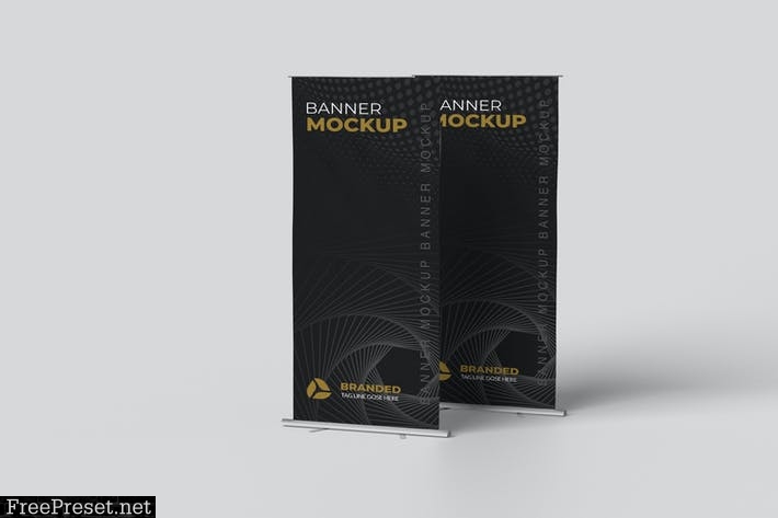 Roll Up Banner Mockups 6QTKBKN