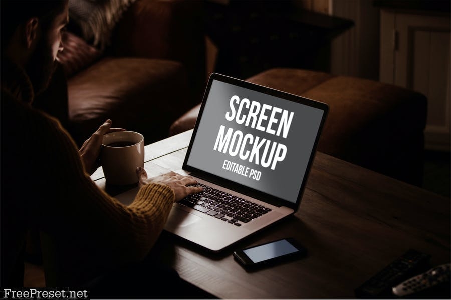 Screen Mockup Set APBXFVH