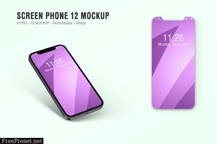 SCREEN PHONE 12 MOCKUP 459Y58X