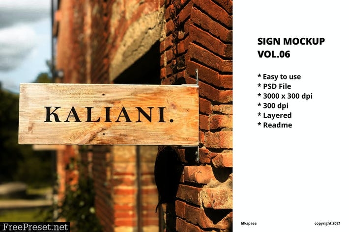 Sign Mockup Vol.06 QT35RUS