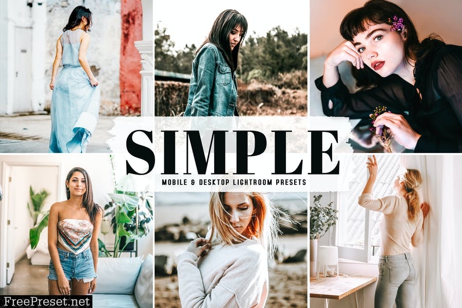 Simple Mobile & Desktop Lightroom Presets