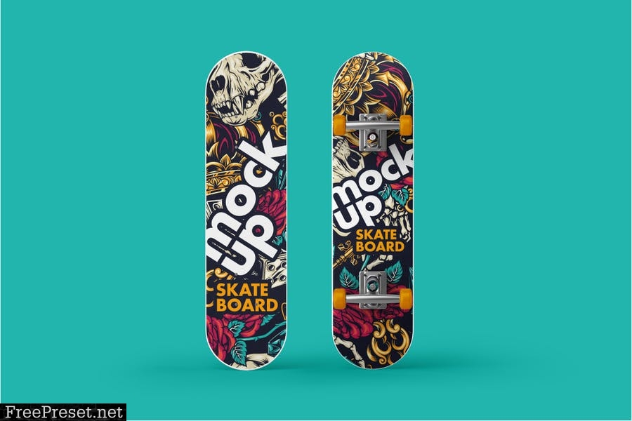 Skateboard Mockup Set 2TC57L8