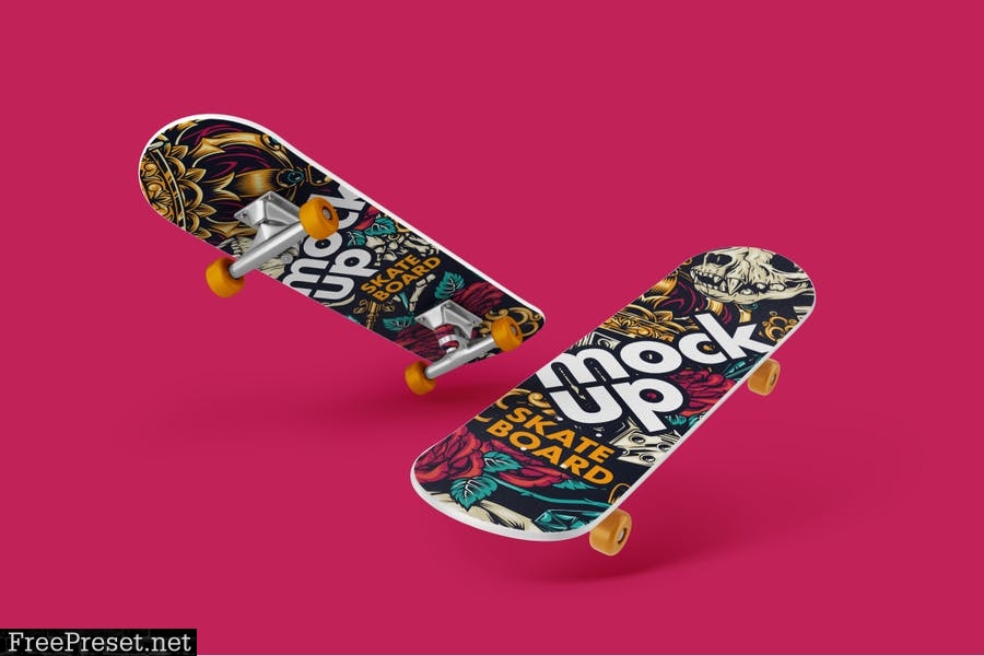 Skateboard Mockup Set 2TC57L8