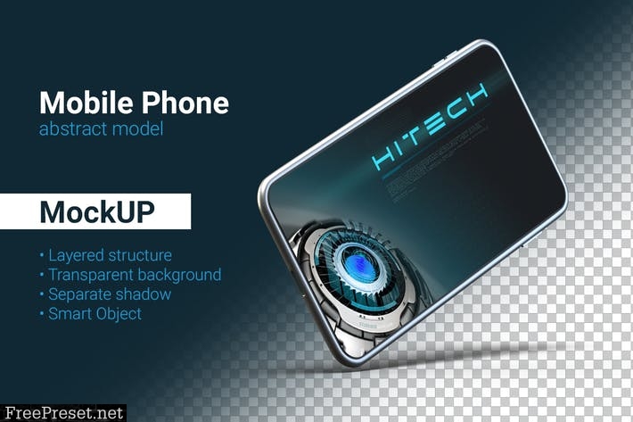 Smartphone Mockup Mobile phone abstract model