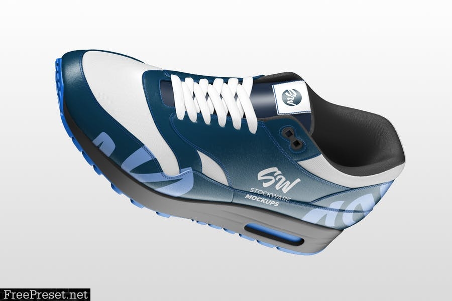 Sneakers Mockup QW9FTSB