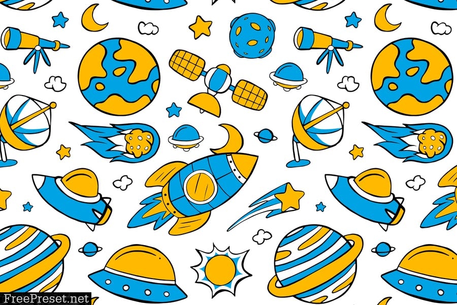 Space Seamless Pattern #01 GUTZC8A