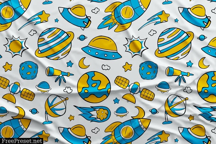 Space Seamless Pattern #01 GUTZC8A