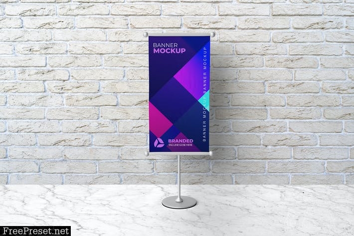 Stand Banner Mockups