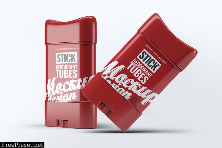 Stick Deodorant Tubes Mock-Up 2ZQTC9M