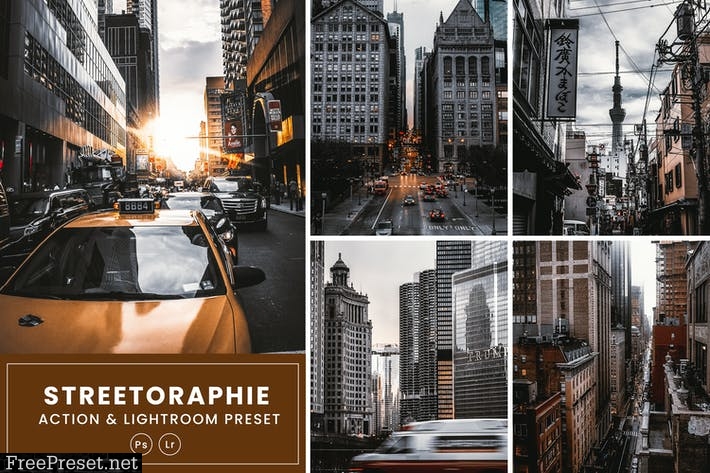 Streetography Photoshop Action & Lightrom Presets