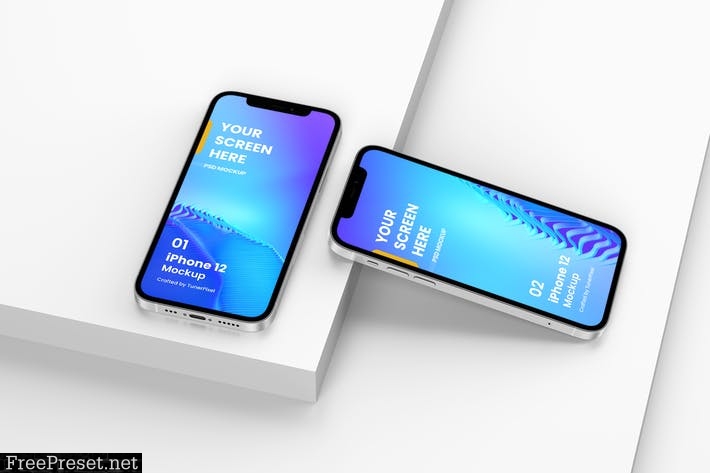 Stylish iPhone 12 Mockup 12.0 YW8898E